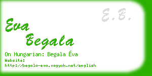 eva begala business card