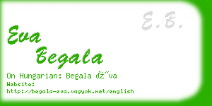 eva begala business card